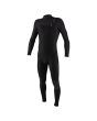Traje de surf con cremallera en el pecho Hyperfreak 4/3mm Plus Negro y Gris para niño 8-16 años