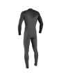 Traje de neopreno con cremallera en el pecho O'Neill Youth Hyperfreak 5/4 Plus Gris Oscuro para chico posterior