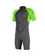 Traje neopreno corto O'Neill Youth Reactor 2/2mm niño/a gris y verde 