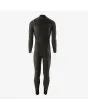 Traje de surf con cremallera en el pecho Patagonia Men's  R2 Yulex Front Zip Full Suit negro para hombre posterior