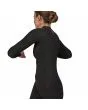 Mujer con Traje de Surf con cremallera en el pecho Patagonia W's R2 Yulex Regulator Front Zip Full Suit Negro elástico