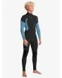 Hombre con Neopreno Quiksilver Prologue+ 4/3mm con cremallera en la espalda Cloud Blue lateral