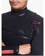 Hombre con traje de surf sin cremallera Quiksilver Highline Pro Goofy 1mm selllado cierre