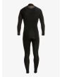 Traje de surf con cremallera en el pecho Quiksilver Everyday Sessions Mikey Wright 3/2mm negro para hombre posterior