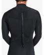 Hombre con traje de surf con cremallera en la espalda Quiksilver Everyday Sessions 4/3mm negro Back Zip 