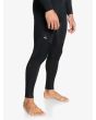 Hombre con traje de surf con cremallera en la espalda Quiksilver Everyday Sessions 4/3mm negro rodilleras
