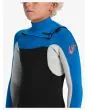 Niño con Traje de Neopreno con cremallera en el pecho Quiksilver Boy Everyday Sessions 4/3mm Negro-Gris-Azul (8-16 años) GBS