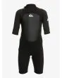 Traje de Surf de Primavera con Manga Corta y Cremallera en la Espalda para Chicos 8 a 16 años Quiksilver Prologue 2/2mm negro