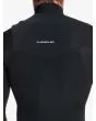 Hombre con Traje de surf con cremallera en el pecho Quiksilver Everyday Sessions 5/4/3mm negro espalda