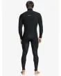 Hombre con Traje de surf con cremallera en el pecho Quiksilver Everyday Sessions 5/4/3mm negro posterior