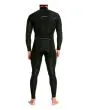 Hombre con traje de surf con cremallera en el pecho Quiksilver Everyday Sessions LFS 4/3mm Negro espalda