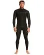 Hombre con traje de surf con cremallera en el pecho Quiksilver Everyday Sessions LFS 4/3mm Negro