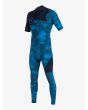 Traje de Surf Integral con Manga Corta Sin Cremallera Quiksiver Highline Zipperless 2/2mm azul para hombre 
