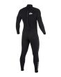 Traje de surf con cremallera en la espalda Quiksilver School Rental 4/3mm negro para hombre posterior