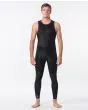 Hombre con Traje de Surf de Primavera Rip Curl Dawn Patrol 1.5mm Long John con cremallera en la espalda negro  interior
