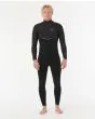 Hombre con traje de surf sin cremallera Rip Curl E-Bomb 5/3mm Negro