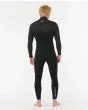 Hombre con Traje de Surf sin cremallera Rip Curl Flashbomb Pro 4/3mm Negro posterior