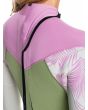 Mujer con Traje de Surf con Cremallera en la Espalda Roxy 4/3mm Rise Verde y Gris cierre