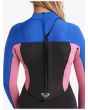 Mujer con Traje de surf con cremallera posterior Roxy 5/4mm Prologue+ color Cobalto cierre espalda