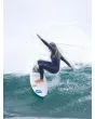 Mujer surfeando con Traje de neopreno con Cremallera en el Pecho Roxy 5/4/3mm Elite Azul Surf The web 