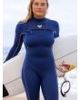 Mujer con Traje de neopreno con Cremallera en el Pecho Roxy 5/4/3mm Elite Azul Surf The web Lifestyle tejido
