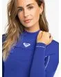 Mujer con Traje de Surf con Cremallera en el Pecho Roxy 5/4/3mm Elite Azul Chest Zip