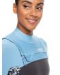 Mujer con neopreno con cremallera en el pecho Roxy Swell Series 5/4/3mm Jet Boy Blue Chest Zip