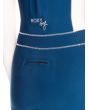 Mujer con traje de surf con cremallera en el espalda Roxy Rise 3/2mm azul bolsillo cremallera
