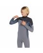 Niño con traje de neopreno de manga larga con cremallera en el pecho Volcom Modulator 4/3mm Gris Chest Zip