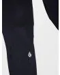 Traje de Neopreno Volcom Modulator 4/3mm con cremallera en el pecho negro para hombre logo pernera