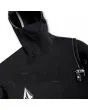 Traje de neopreno con capucha y cremallera en el pecho Volcom Modulator 4/3mm negro para hombre Chest Zip