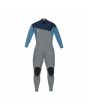 Traje de neopreno con cremallera en el pecho Volcom Modulator 4/3mm Gris y Azul para hombre