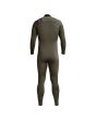 Traje de surf con cremallera frontal Xcel Comp X2 3/2mm Verde para hombre posterior