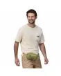Hombre con Riñonera Patagonia Ultralight Black Hole Mini Hip Pack 1L Verde Buckhorn Green Unisex 