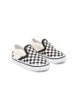 Zapatillas Vans Slip-On para bebé de 1 a 4 años blancas y negras con estampado Checkerboard