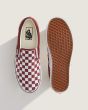 Zapatillas sin cordones Vans Classic Slip-On Checkboard Marrones para hombre suela waffle