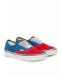 Zapatillas Vans Junior Authentic Primary rojo azul para niño/a 8-14 años frontal