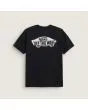 Camiseta Vans Kids Double Standard negra para niño/a 8-14 años gráfico off the wall posterior