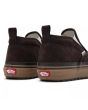 Zapatillas sin cordones resistentes al agua Vans Mid Slip MTE-1 color marrón oscuro y goma para hombre posterior