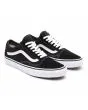Zapatillas Vans Old Skool Negras con banda lateral sidestripe blanca Unisex frontal