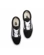 Zapatillas Vans Old Skool Negras con banda lateral sidestripe blanca Unisex superior