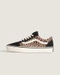 Zapatillas Vans Old SKool Negras con estampado de leopardo para mujer