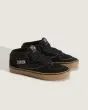 Zapatillas de Skate Vans Half Cab color Negro-Goma-Blanco para hombre lateral
