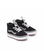 Zapatillas resistentes al agua Vans TD SK8-Hi ZIP MTE-1 Tonal negras para bebé 1 a 4 años frontal