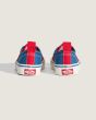 Zapatillas Vans Authentic Primary Rojas y Azules para niño/a 4-8 años talón