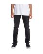 Hombre con Pantalón Vaquero de corte ajustado DC Shoes Worker Slim Denim negro lavado