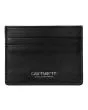 Cartera tarjetero Carhartt WIP Vegas Cardholder en color negro y plateado Unisex