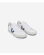 Zapatillas Veja Campo Chromefree Leather Blanco-Azul California Unisex frontal
