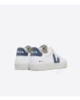 Zapatillas Veja Campo Chromefree Leather Blanco-Azul California Unisex posterior