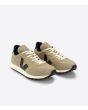 Zapatillas Veja Rio Branco Ripstop Dune Black beige y negras frontal